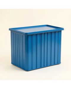 Moss Dale Closed Outdoor Storage Box - Blue (synthetic illustration; no displayed measurements)