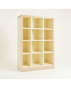 Alder Branch Freestanding Bookcase - Cream (synthetic illustration; no displayed measurements)