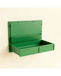 Clay Crossing Empty Wall-Mounted Tool Organizer Panel - Green (synthetic illustration; no displayed measurements)
