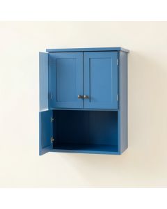 Lake Branch Wall-Mounted Laundry Cabinet - Blue (synthetic illustration; no displayed measurements)
