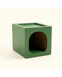 Clay Bend Wall-Mounted Cat Perch - Green (synthetic illustration; no displayed measurements)