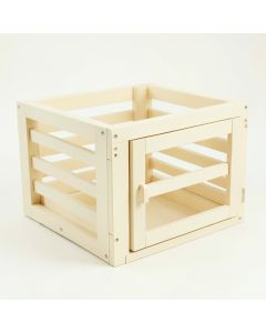 Meadow Falls Empty Furniture-Style Pet Crate - Cream (synthetic illustration; no displayed measurements)
