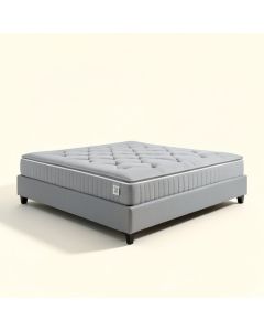 Lansford Tufted Low Profile Standard Bed (synthetic illustration; no displayed measurements)