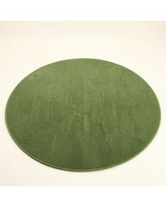 Moss Bend Round Area Rug - Green (synthetic illustration; no displayed measurements)