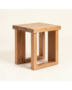 Pabon Sengon Tekik Wooden End Table (synthetic illustration; no displayed measurements)