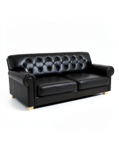 Forcier 61.75 '' Rolled Arm Chesterfield Loveseat (synthetic illustration; no displayed measurements)