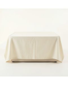 Willow Branch Flat Bed Sheet - Ivory (synthetic illustration; no displayed measurements)
