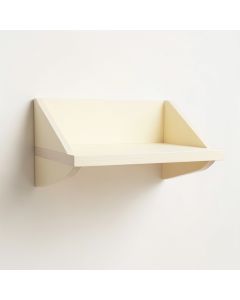 Summit Crest Wall-Mounted Shelf - Cream (synthetic illustration; no displayed measurements)