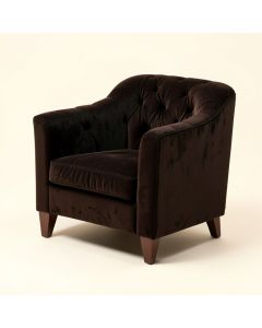 Alfredo 30.5 '' Wide Tufted Velvet Side Chair (synthetic illustration; no displayed measurements)