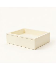 Hill Branch Desktop Monitor Riser - Ivory (synthetic illustration; no displayed measurements)
