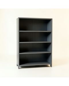 Birch Crest Freestanding Bookcase - Gray (synthetic illustration; no displayed measurements)