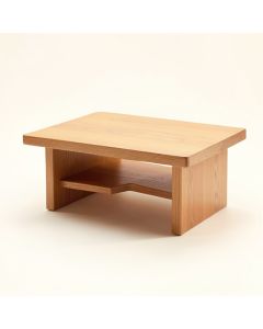 Emelia Solid Wood Solid Coffee Table (synthetic illustration; no displayed measurements)