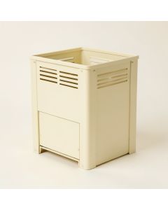 Juniper Bluff Closed Garden Compost Bin - Cream (synthetic illustration; no displayed measurements)