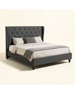 Kentmere Queen Tufted Upholstered Standard Bed (synthetic illustration; no displayed measurements)