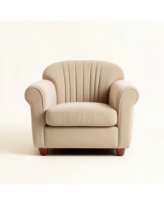 Aspen Dale Upholstered Armchair - Beige (synthetic illustration; no displayed measurements)