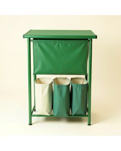 Briar Dell Laundry Sorting Station With Plain Removable Bags - Green (synthetic illustration; no displayed measurements)