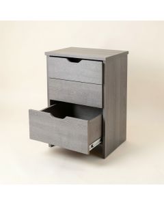 Heath Crest Freestanding Pull-Out Hamper Cabinet - Gray (synthetic illustration; no displayed measurements)
