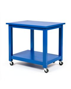 Moss Bluff Empty Rolling Workshop Cart - Blue (synthetic illustration; no displayed measurements)