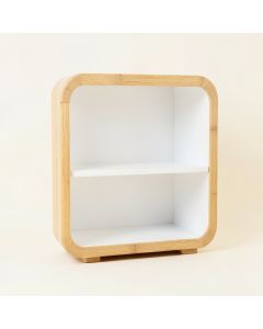 Hazel Arc Empty Mug-Storage Cabinet Insert - White (synthetic illustration; no displayed measurements)