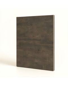Modern Visual 6 '' X 24 '' Porcelain Wood Look Tile In Smoky Brown (synthetic illustration; no displayed measurements)