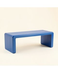 Brook Dell Indoor Bench - Blue (synthetic illustration; no displayed measurements)