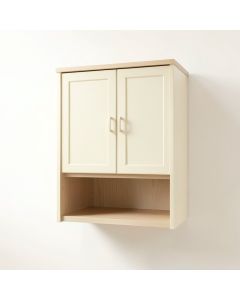 Dune Bluff Wall-Mounted Laundry Cabinet - Cream (synthetic illustration; no displayed measurements)