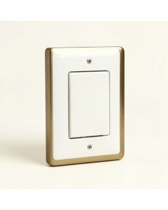 Classic Beaded 1-Gang Rocker Wall Plate (synthetic illustration; no displayed measurements)