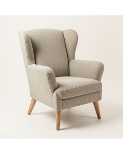 Yorkana 27 '' Wide Chenille Wingback Chair (synthetic illustration; no displayed measurements)