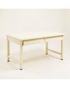Juniper Dell Empty Workshop Workbench - Ivory (synthetic illustration; no displayed measurements)