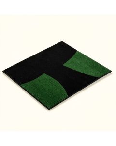 Lecanto Star Circle Monogram 34 '' X 22 '' Non-Slip Outdoor Door Mat (synthetic illustration; no displayed measurements)
