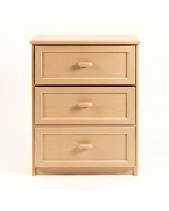 Zackary 3 Drawer Dresser (synthetic illustration; no displayed measurements)
