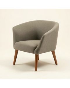 Brighton Mid-Century Modern Upholstered Dining Chair (synthetic illustration; no displayed measurements)