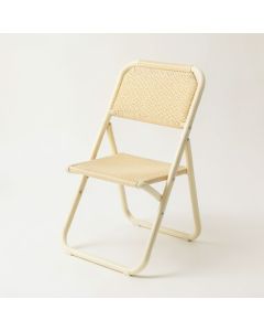 Cliff Branch Folding Outdoor Chair - Cream (synthetic illustration; no displayed measurements)
