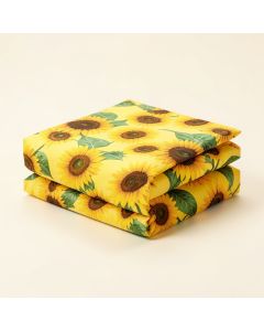 Sunflower Floral Sheet Set (synthetic illustration; no displayed measurements)