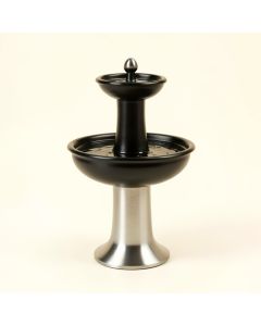 Metal Envirascape Relaxation Fountain With Light (synthetic illustration; no displayed measurements)