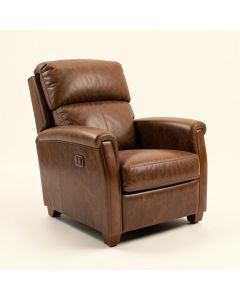 Tudor 32 '' Wide Faux Leather Power Standard Recliner (synthetic illustration; no displayed measurements)