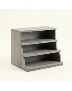 Moss Bend Desktop Shelving Unit - Gray (synthetic illustration; no displayed measurements)