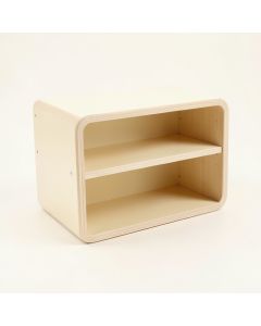 Linden Bend Low Toy Storage Unit - Cream (synthetic illustration; no displayed measurements)