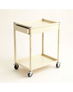 Ridge Bluff Empty Rolling Workshop Cart - Ivory (synthetic illustration; no displayed measurements)