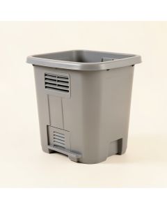 Pine Bend Closed Garden Compost Bin - Gray (synthetic illustration; no displayed measurements)