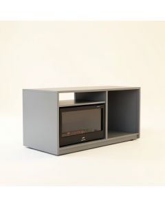 Sunbury Tv Stand For Tvs Up To 60 '' With Fireplace Included (synthetic illustration; no displayed measurements)