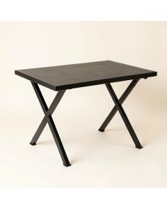 Alder Branch Patio Table - Black (synthetic illustration; no displayed measurements)