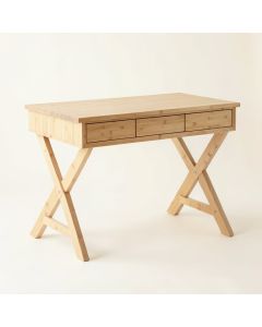 Elm Crest Writing Desk - Beige (synthetic illustration; no displayed measurements)