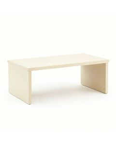 Elm Falls Desktop Monitor Riser - Ivory (synthetic illustration; no displayed measurements)