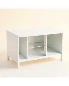 Briar Bridge Empty Countertop Canister Rack - White (synthetic illustration; no displayed measurements)