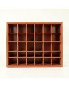 Cliff Bluff Empty Mug-Storage Cabinet Insert - Terracotta (synthetic illustration; no displayed measurements)