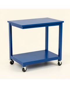 Maple Crest Empty Rolling Workshop Cart - Blue (synthetic illustration; no displayed measurements)
