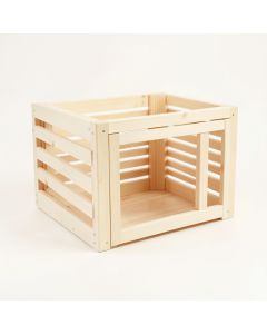 Slate Falls Empty Furniture-Style Pet Crate - Ivory (synthetic illustration; no displayed measurements)