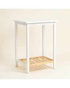 Lake Bridge Freestanding Laundry Folding Counter - White (synthetic illustration; no displayed measurements)