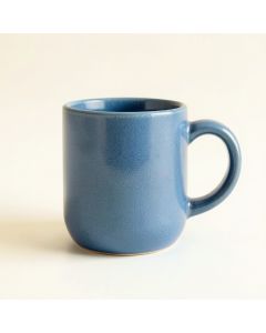 Fern Crest Ceramic Mug - Blue (synthetic illustration; no displayed measurements)